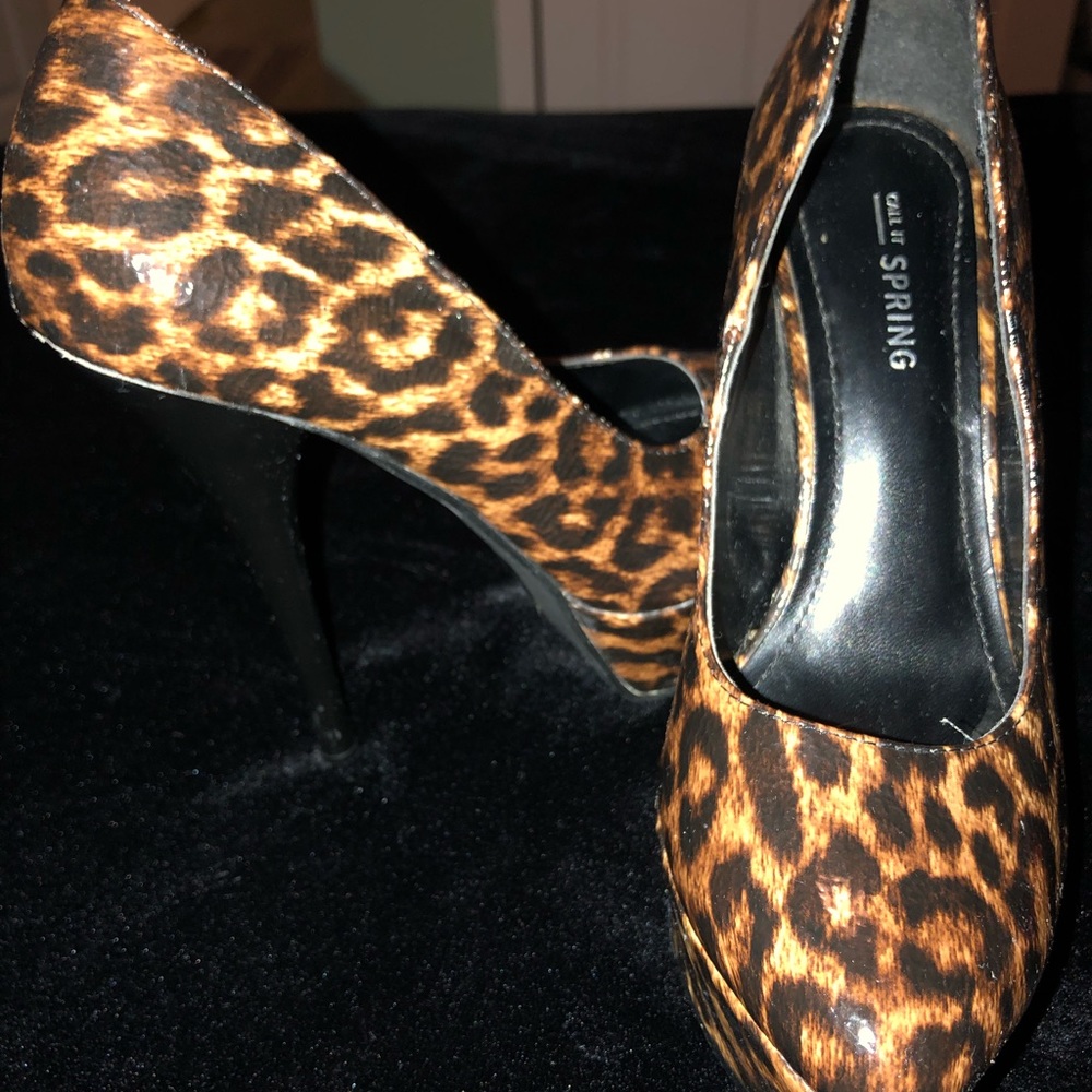 Animal Print Heels